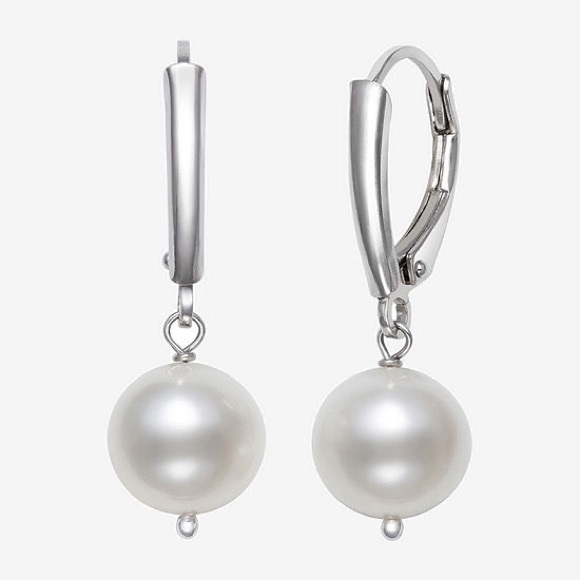 Earrings Cultured Pearls - Picture 2 of 3